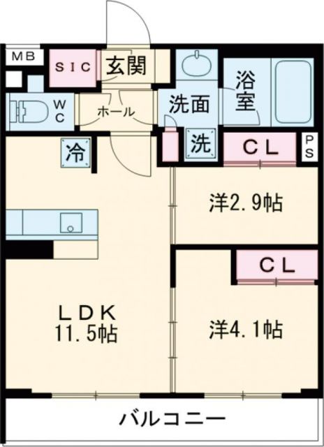 アーバンパーク方南町IIの間取り