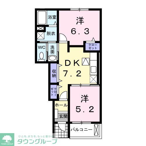 ドリーム　ブラッサム　Iの間取り