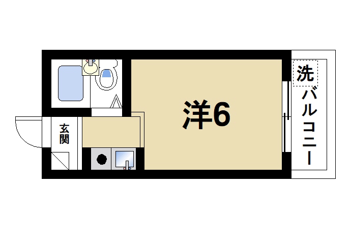 大和郡山市柳のマンションの間取り