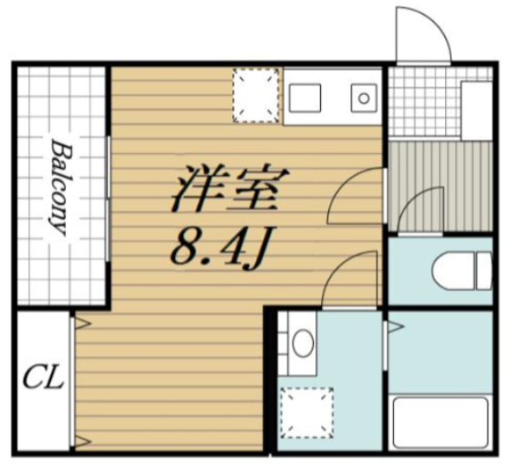 印旛郡酒々井町中央台のアパートの間取り