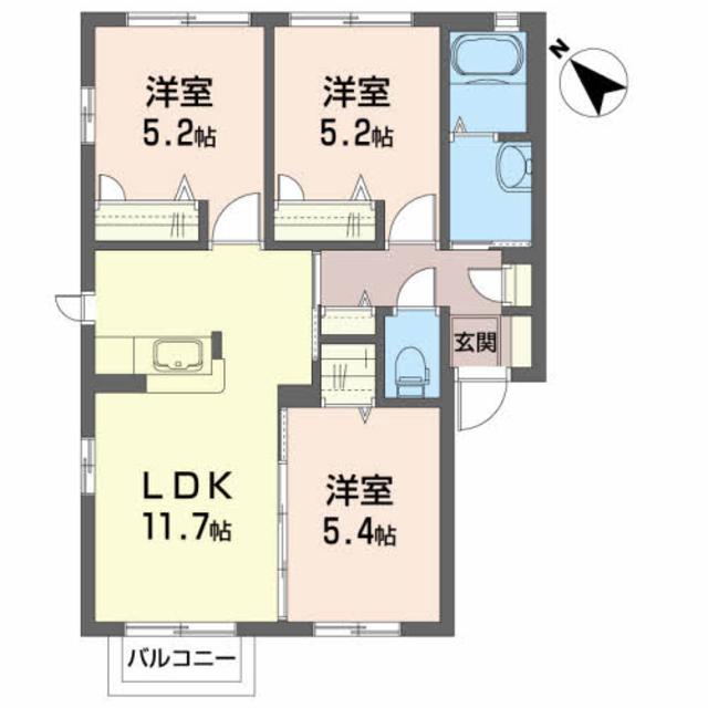 フォルプラードの間取り