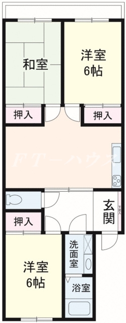 湯浅マンションの間取り