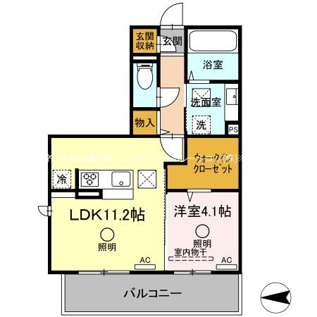 D-room本山の間取り