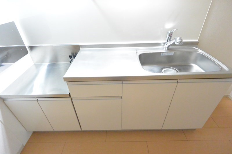 キッチン　2口ガスコンロ設置型キッチン