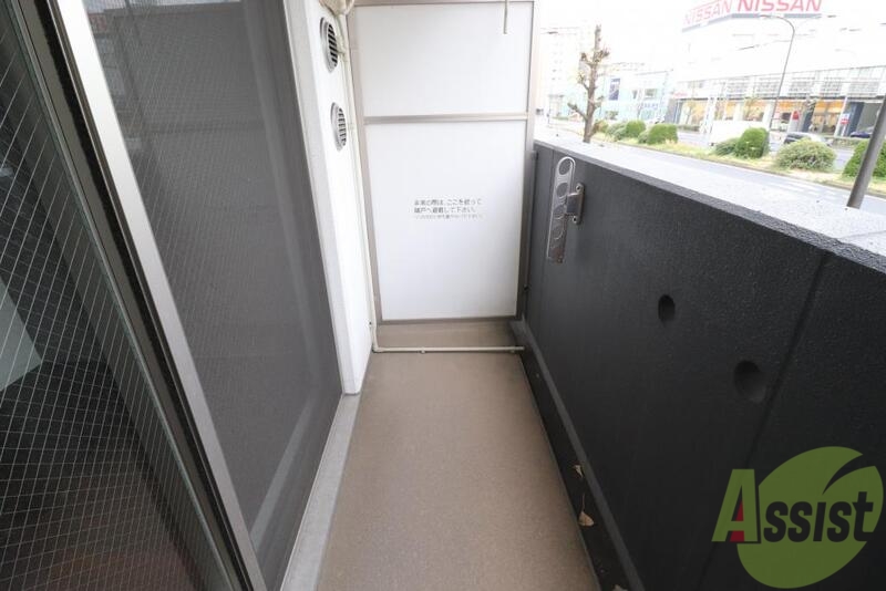 バルコニー　通風良好