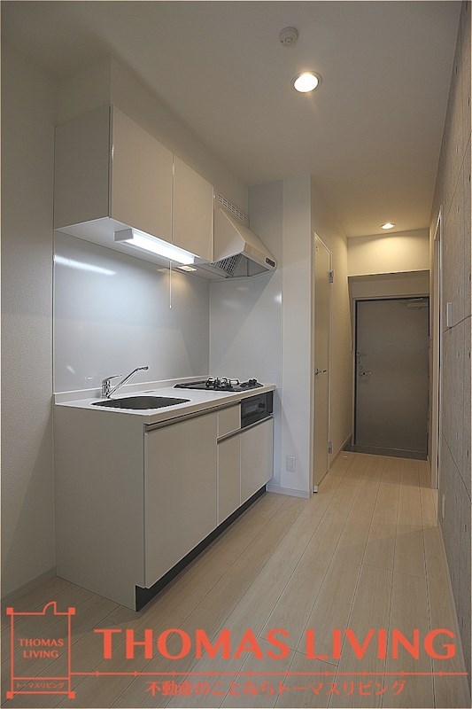 キッチン　壁紙や床色など号室毎に配色が異なります。詳細お問合せ下さい。