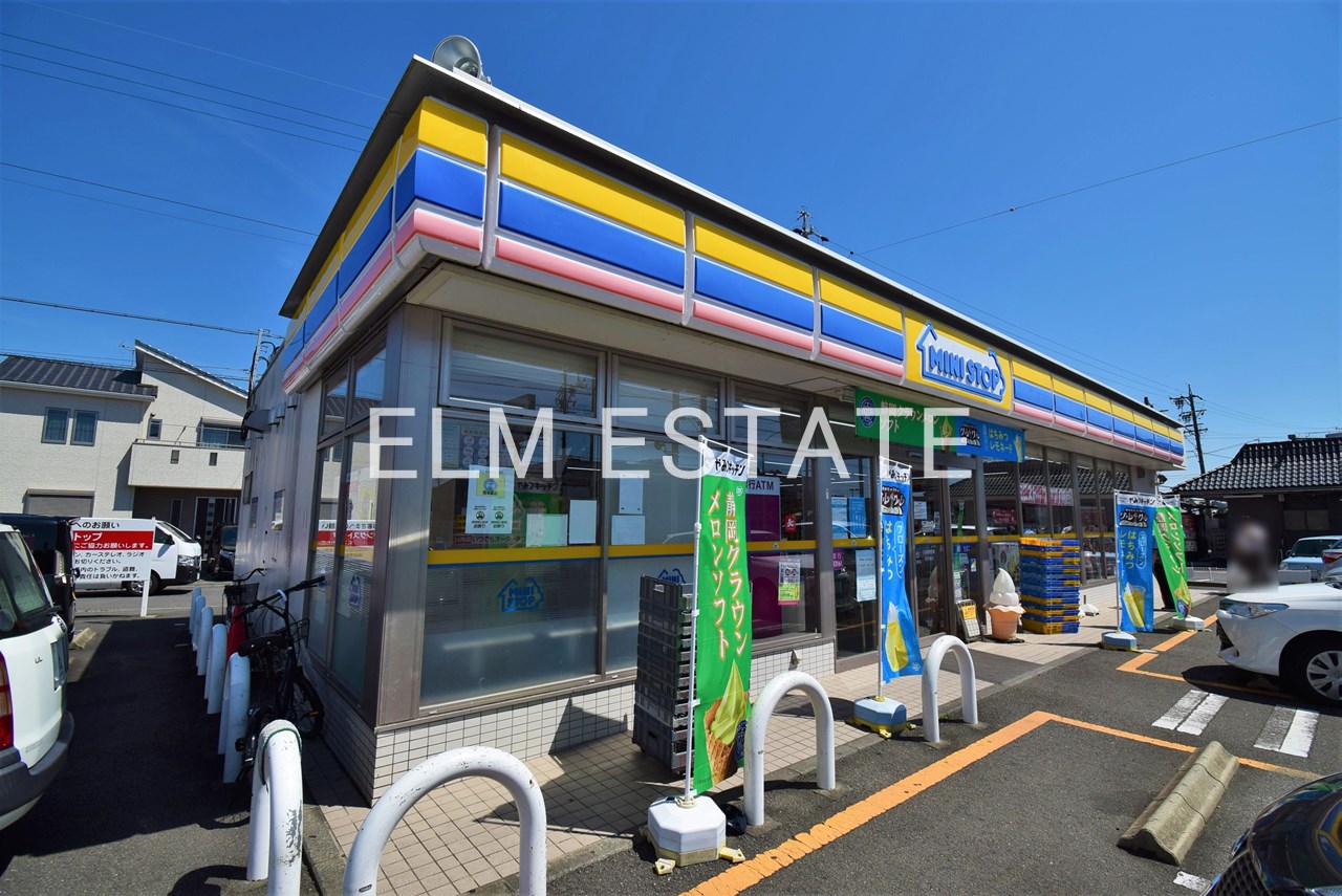 コンビニ　ミニストップ静岡中田店（コンビニ）まで402m