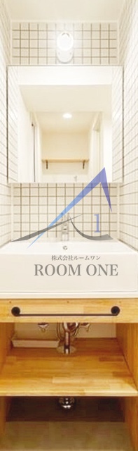 洗面設備　洗面台です。