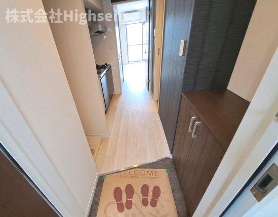 玄関　収納もある玄関です