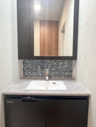 洗面設備　別タイプ部屋　参考写真です