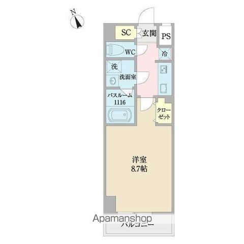 コントレイルりんくう常滑の間取り写真