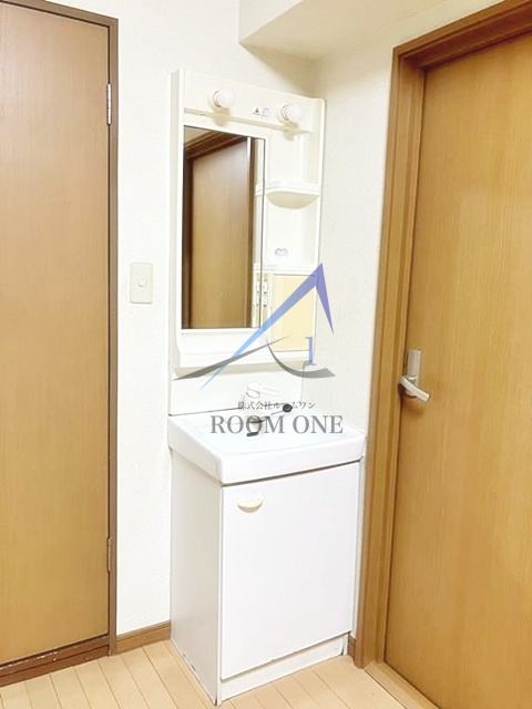 洗面設備　洗面台です。