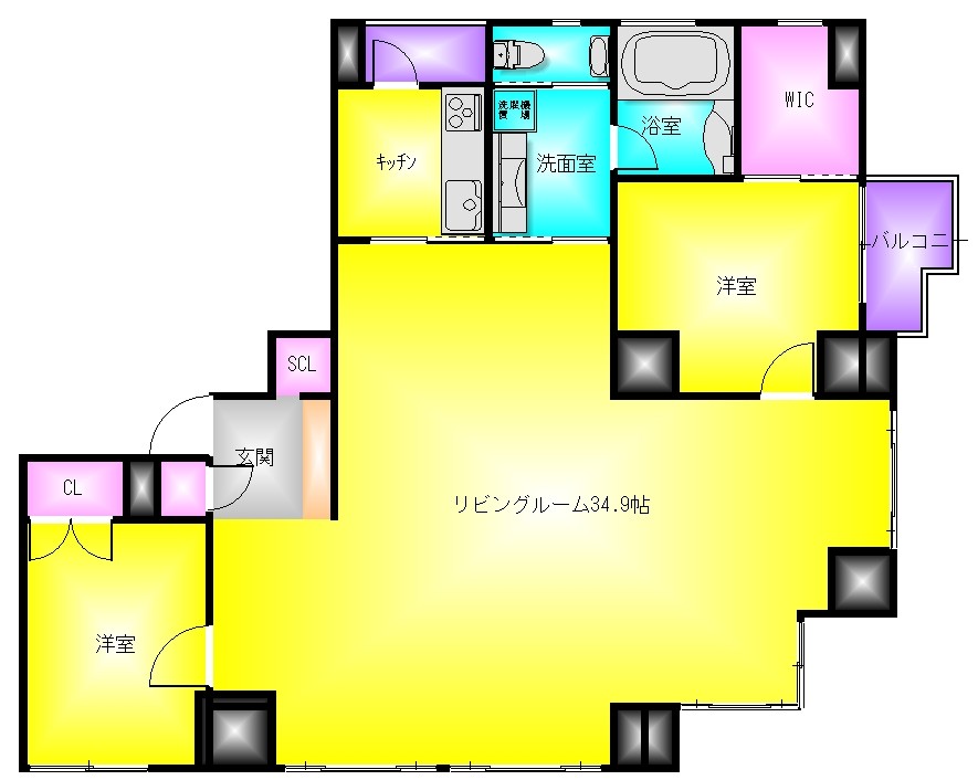 SHUNKI上本町の間取り写真