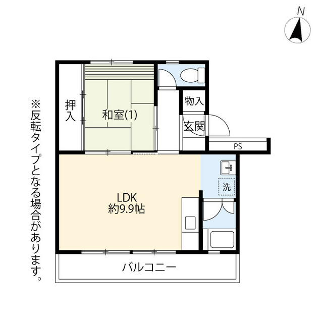 UR立川若葉町の間取り写真