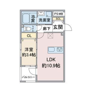 LIBRE ONEの間取り写真