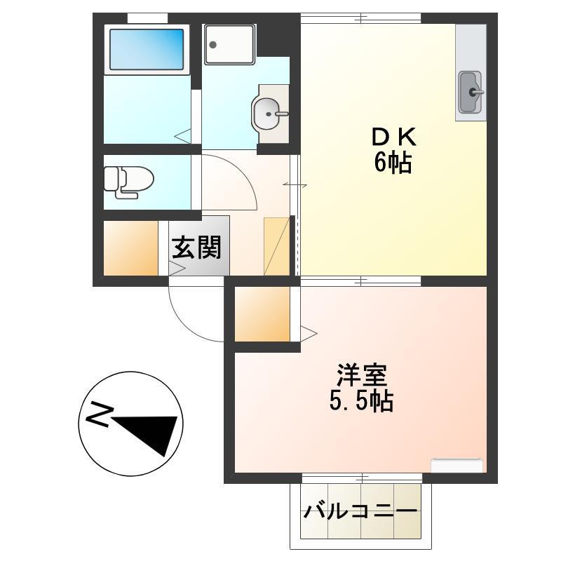 セジュール幸町の間取り写真