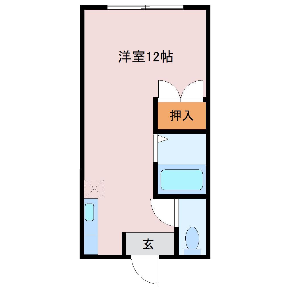 平成第二コーポの間取り写真