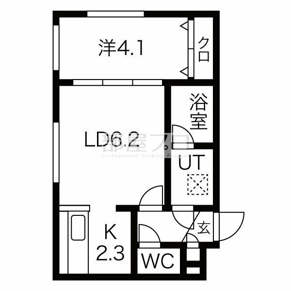 Casa Centro平岸の間取り写真