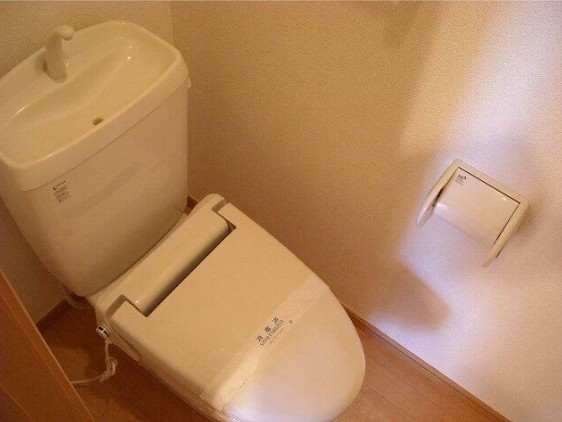 小田急線 狛江駅 徒歩15分 2階建 築18年のトイレ写真