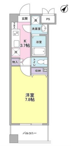 KYレジデンスの間取り写真
