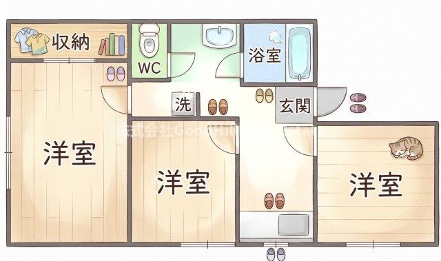 メゾン林の間取り写真