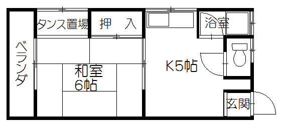 サンダリーＶの間取り