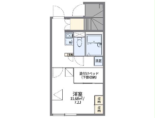 レオパレスＫ　ハウスIの間取り