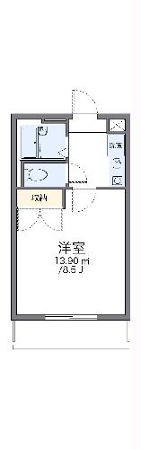 レオパレスさくらはうすの間取り