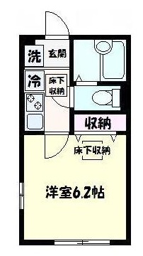 横浜市金沢区富岡西のアパートの間取り