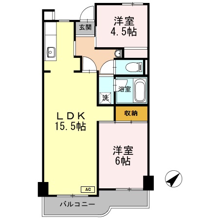 パールマンションの間取り