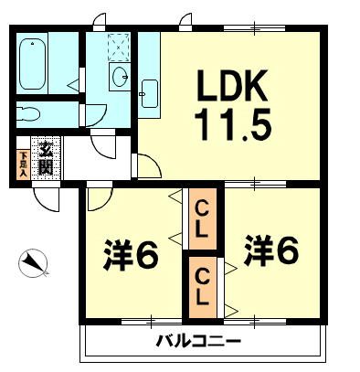 カーサ　アステイオンの間取り