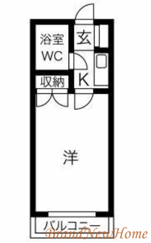 堺市堺区北庄町のマンションの間取り