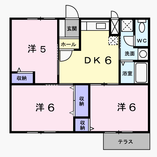 アヴニール宮田の間取り