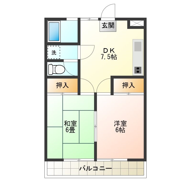 シャイニングマンションの間取り