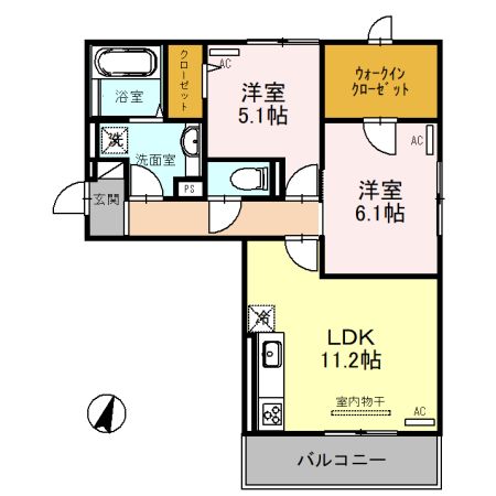 すみれそうの間取り