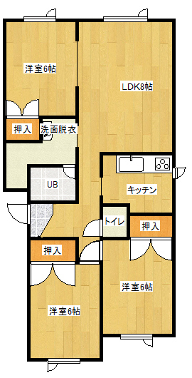 イーストスクエアーの間取り