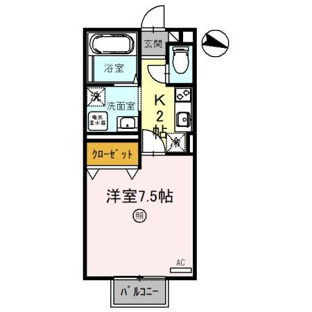 パリオ菅沼　Ｂ棟の間取り