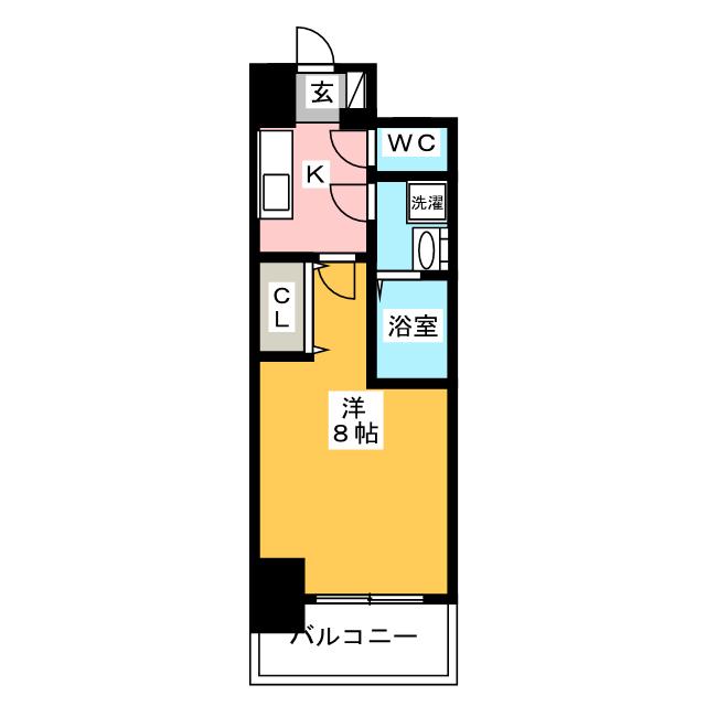 Ｓ－ＲＥＳＩＤＥＮＣＥ四日市元町の間取り