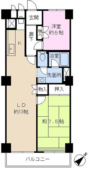 ソフトタウン小島町の間取り