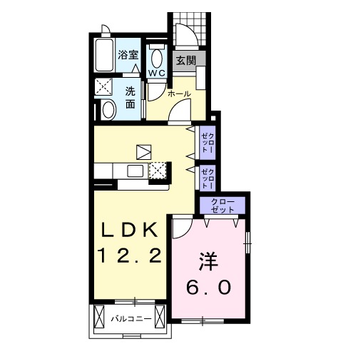 クローズ　ド　相見Iの間取り