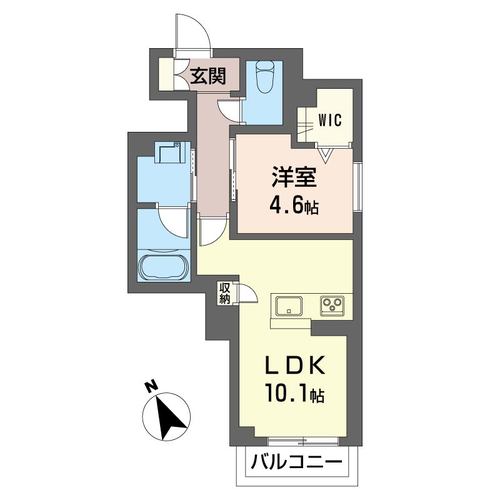 新座市東北のマンションの間取り