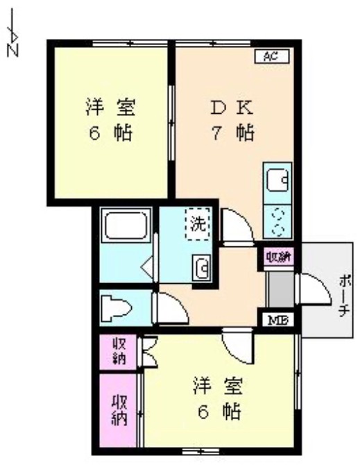 シーサイドハウスの間取り