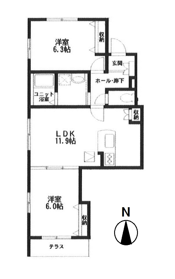 ルミエール湘南の間取り