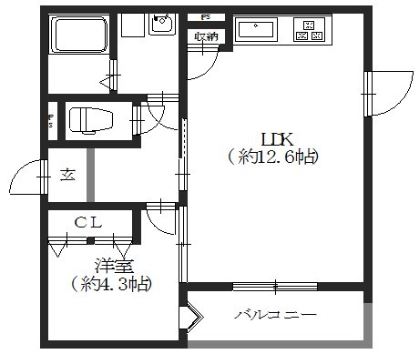 Chloris　（クローリス）の間取り