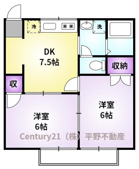 ハミングA・Iの間取り