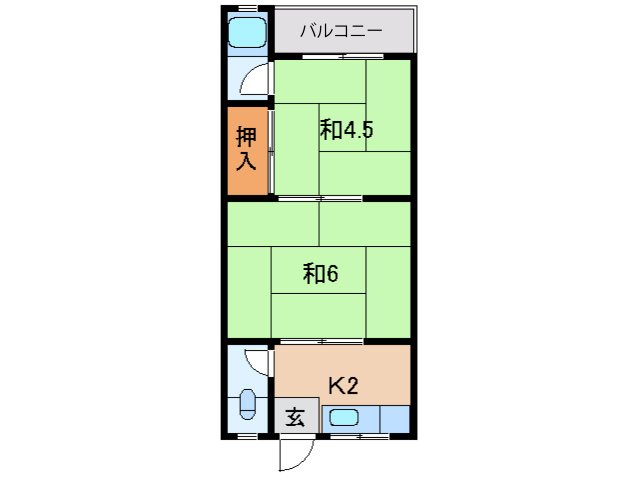 小崎マンションの間取り