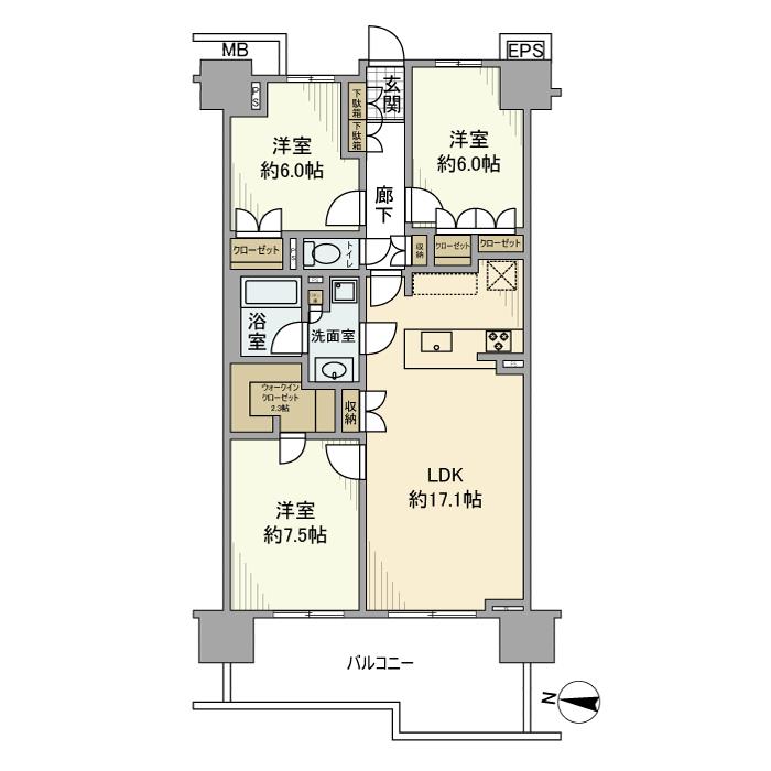 ガレリアヴェールの間取り