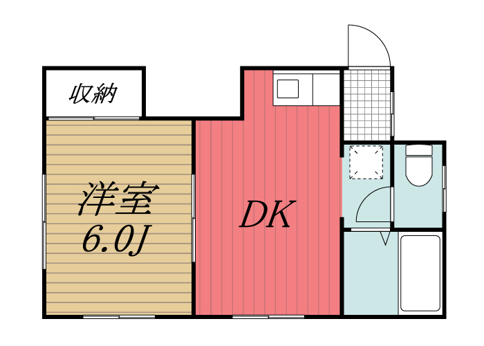 印西市木下東のアパートの間取り