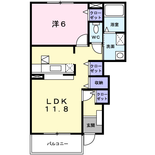 メゾンサニーの間取り