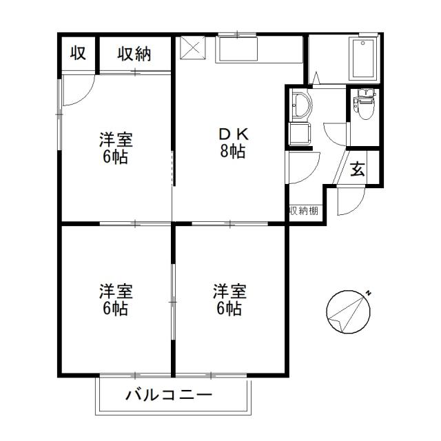 ハイツポラーノの間取り